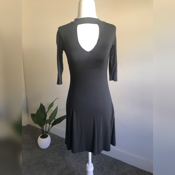 Dresses & Skirts - Half Sleeve Keyhole Skater Dress Dresses & Skirts - Half Sleeve Keyhole Skater Dress